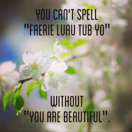 original anagram was "you a failure tube" but that was mean not inspirational