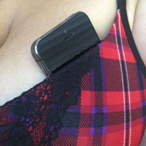 ed's iphone 5s in my bra. for science.